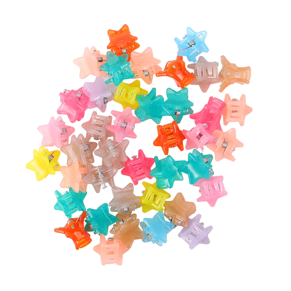 

40pcs Princess HairClips BabyClaws MiniClamps GirlsToddler Durable NonSlip Lightweight HairCare Styling Accessories