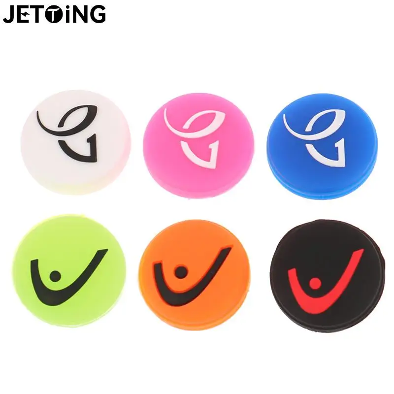 1 adet renkli tenis raketi amortisör titreşim yutucular titreşim azaltmak için anti-titreşim silikon spor aksesuarları