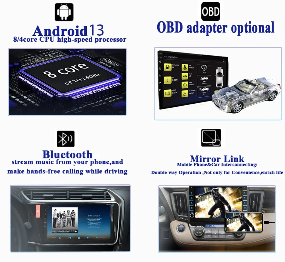 Car Multimedia Stereo para Audi, Sistema Android 12, Carplay, Tela IPS, Navegação, A6, C7, A7, 2012-2018, 8 Core, 4G, 8 + 128GB de RAM