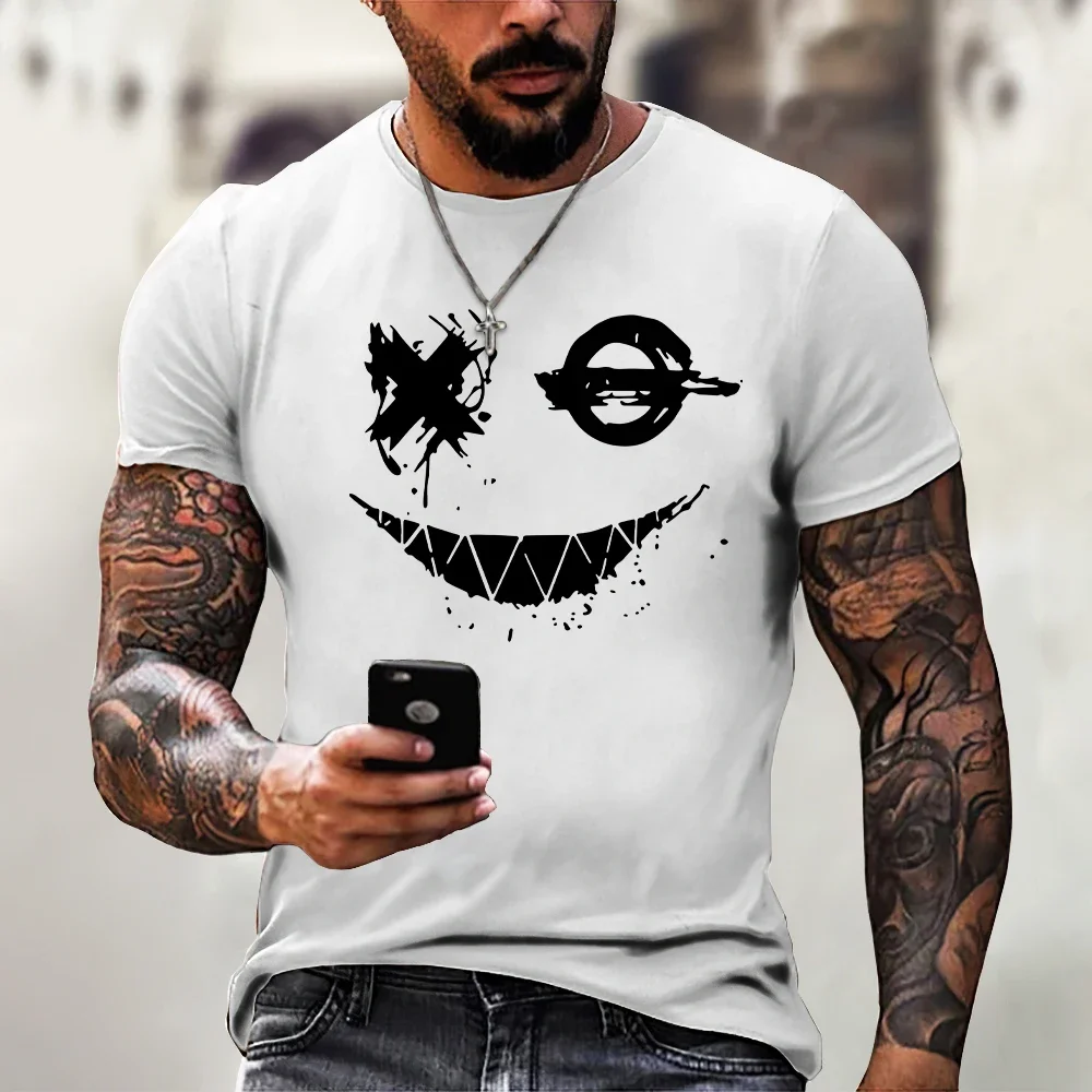 Men's 3D T-shirt Tight Fit, Breathable Sun-Protective, Vintage Classic for Workout & Street Casual - Print