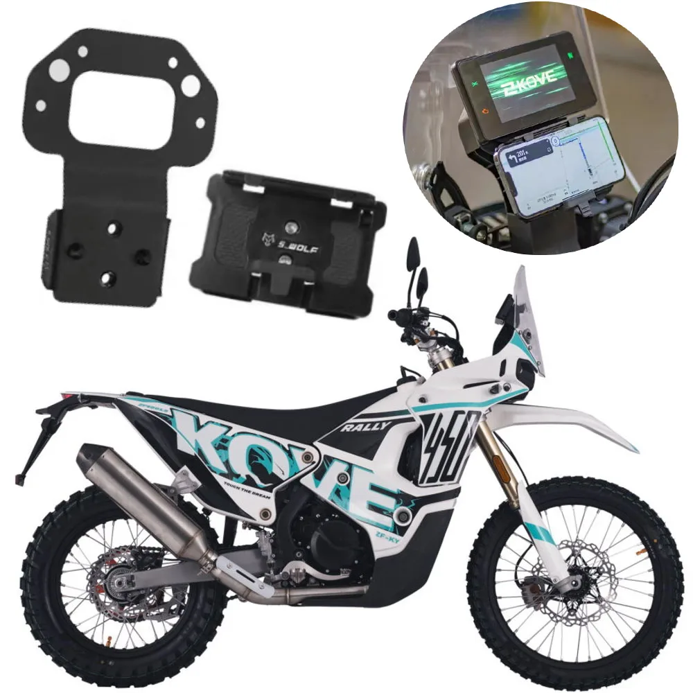 

For Colove 450 Rally Motorcycle Navigation Bracket GPS Mount Smartphone GPS Phone Holder