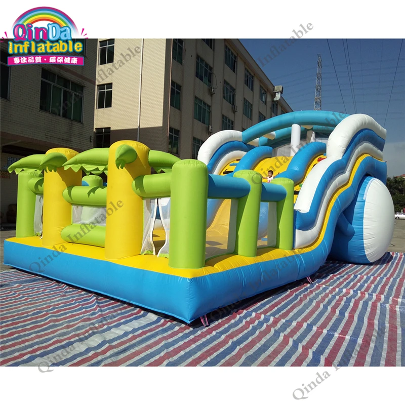 36X18x16ft Commercial PVC Inflatable Bouncer Inflatable Slide Bouncy Castle Combo For Rental