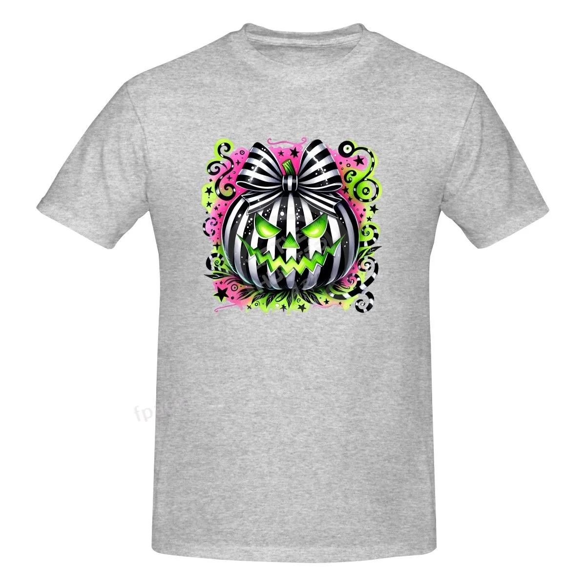 

HALLOWEEN FUNNY Pumpkin Casual Cotton Summer Men Clothing Tops Men's Basic Short Sleeve T-Shirt