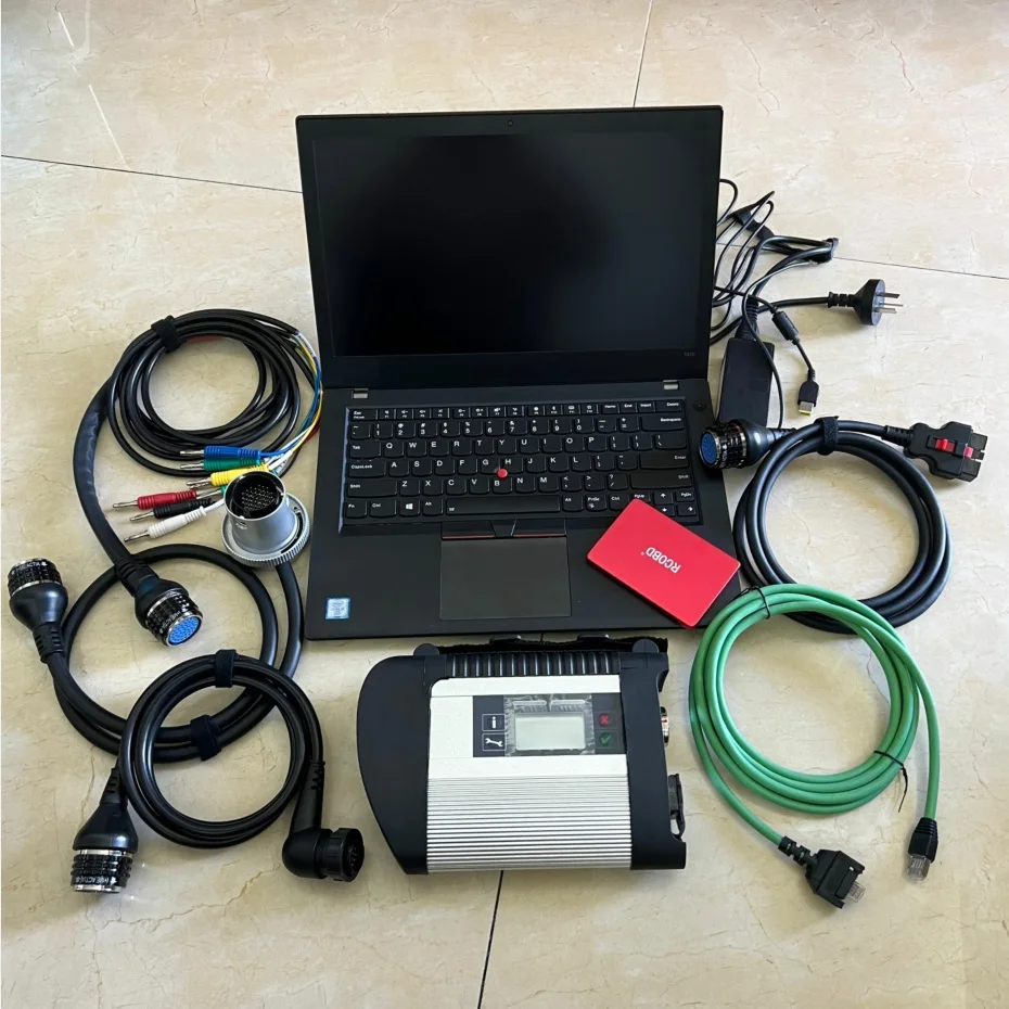 

Mb Star C4 + Laptop T470 i5 CUP 16gb with V06/2024 Software 512gb SSD Full Set OBD2 Diagnostic Tool Ready to Use