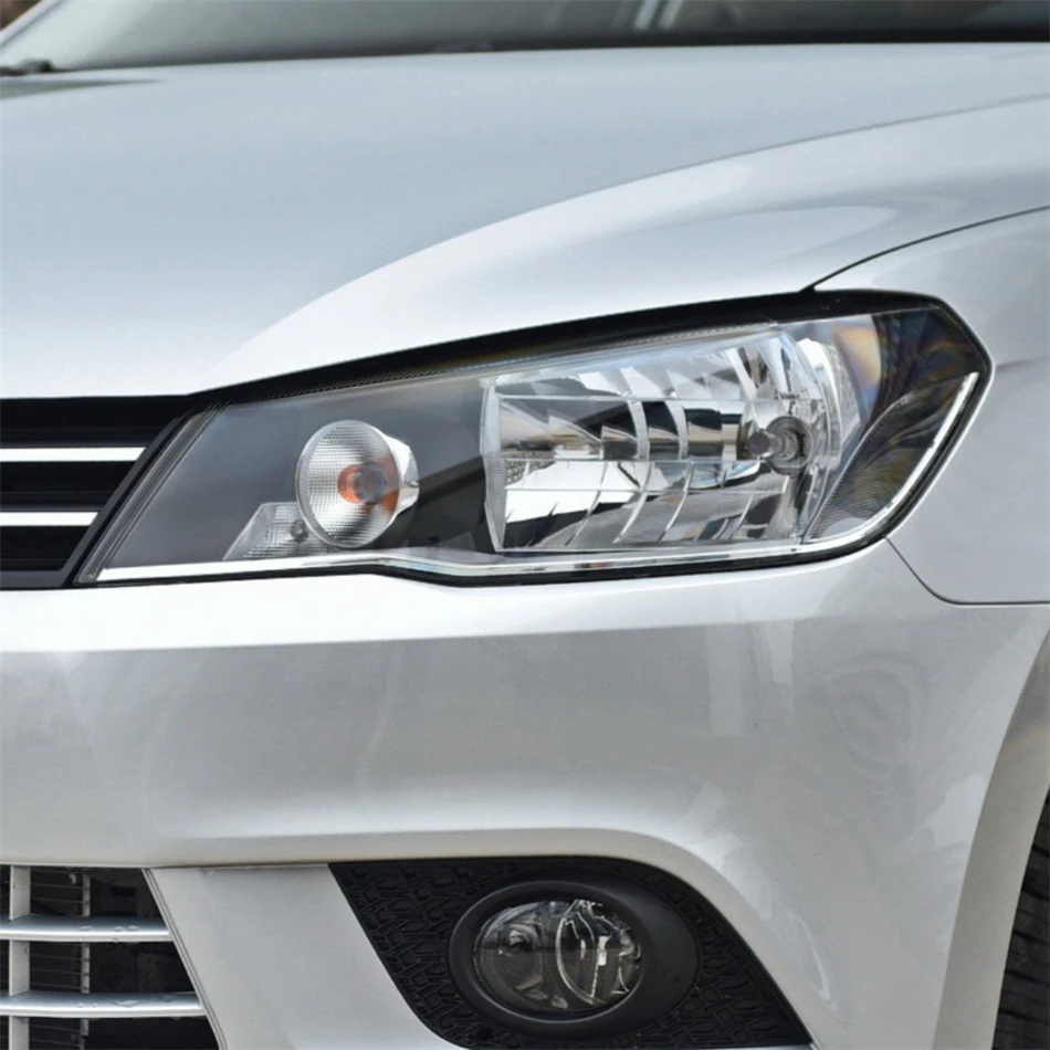 For Volkswagen VW Jetta 2013 2014 2015 2016 Accessories Cars Polycarbonate High Gloss Fully Transparent Headlights Lamp Lens