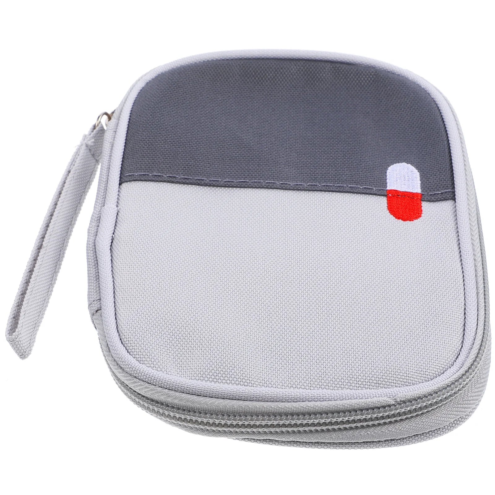 

Durable Oxford Cloth Portable Medicine Bag Small Lightweight Travel First Aid Pouch Organizer Empty Medical Supply Kit