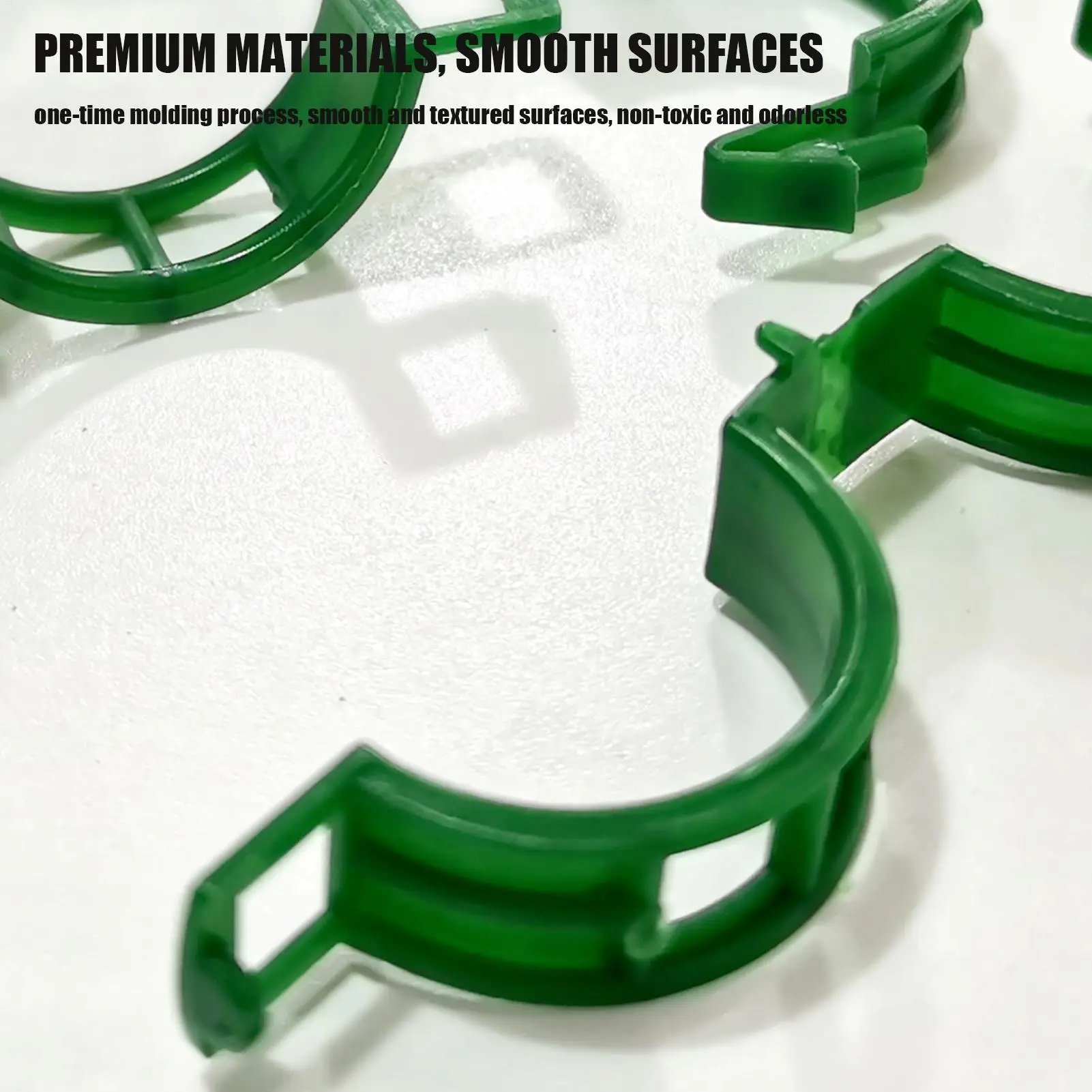 

100 шт. пластиковых зажимов для подвязки растений, крепления для вьющихся растений, томатов, винограда, держателей для стеблей