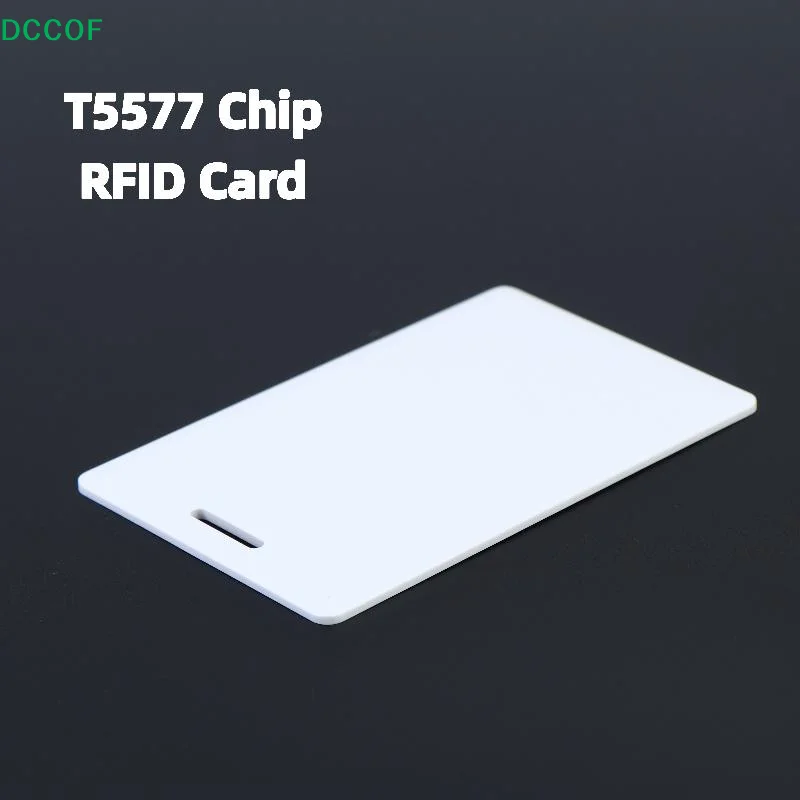 1/3/5Pcs 125Khz RFID T5577 Writable Thick Card RFID Copy Rewritable Duplicate T5577 Blank Card Chip Cards