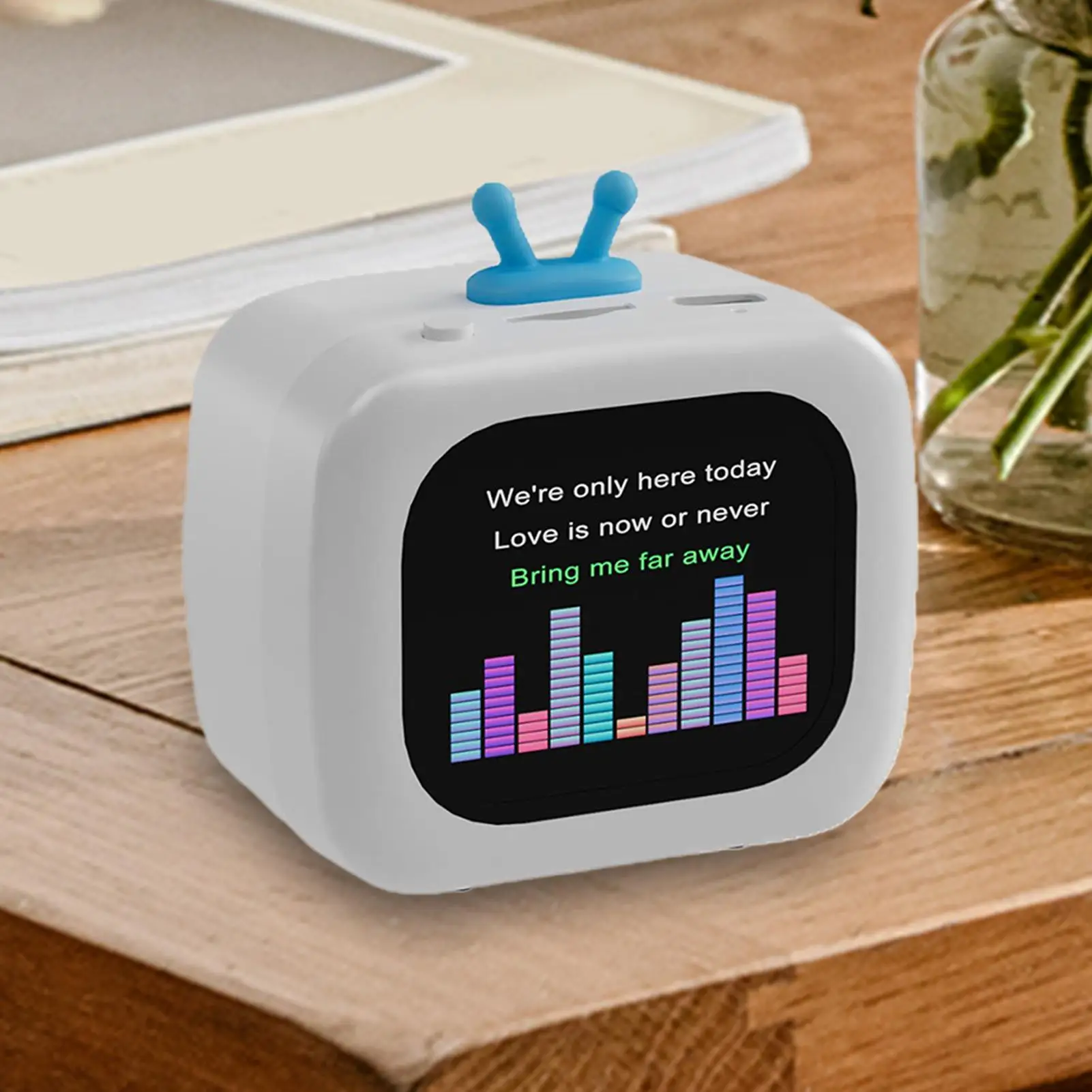 Динамик для путешествий, ТВ-образный уличный динамик, беспроводное многоцелевое аудиоустройство с сенсорным экраном для кемпинга, пляжа, колледжа, тренажерного зала, пешего туризма