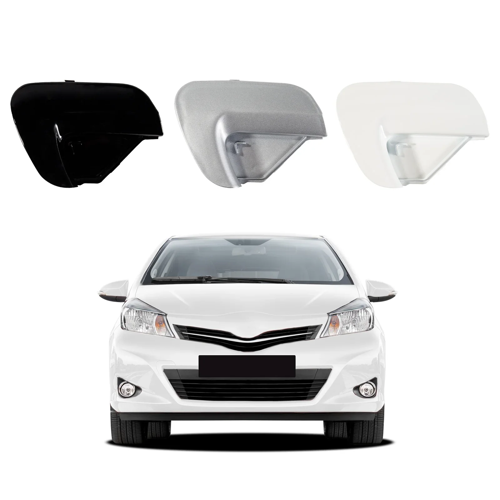 

Front Bumper Tow Hook Cap Towing Eye Cover For Toyota Yaris 2012 2013 2014 52127-52931 52127-0D917 Trailer Cover Cap Accessories