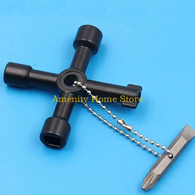 F26C Universal 4 Way Multi-Functional Utilities for Key With Screwdriver Bits Electri