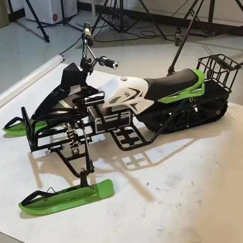 High safety and easy operation Monorail snowmobile Lithium battery Tracked outdoor snowmobile High quality for sale