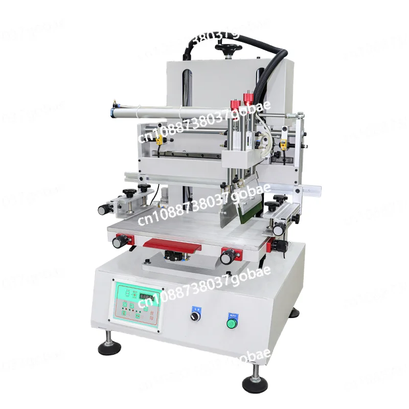 Mini 4060 Flat Screen Printing Machine With Vacuum Table Semi-Automatic Solder Paste Printer Plate Type Silk Screen Printer