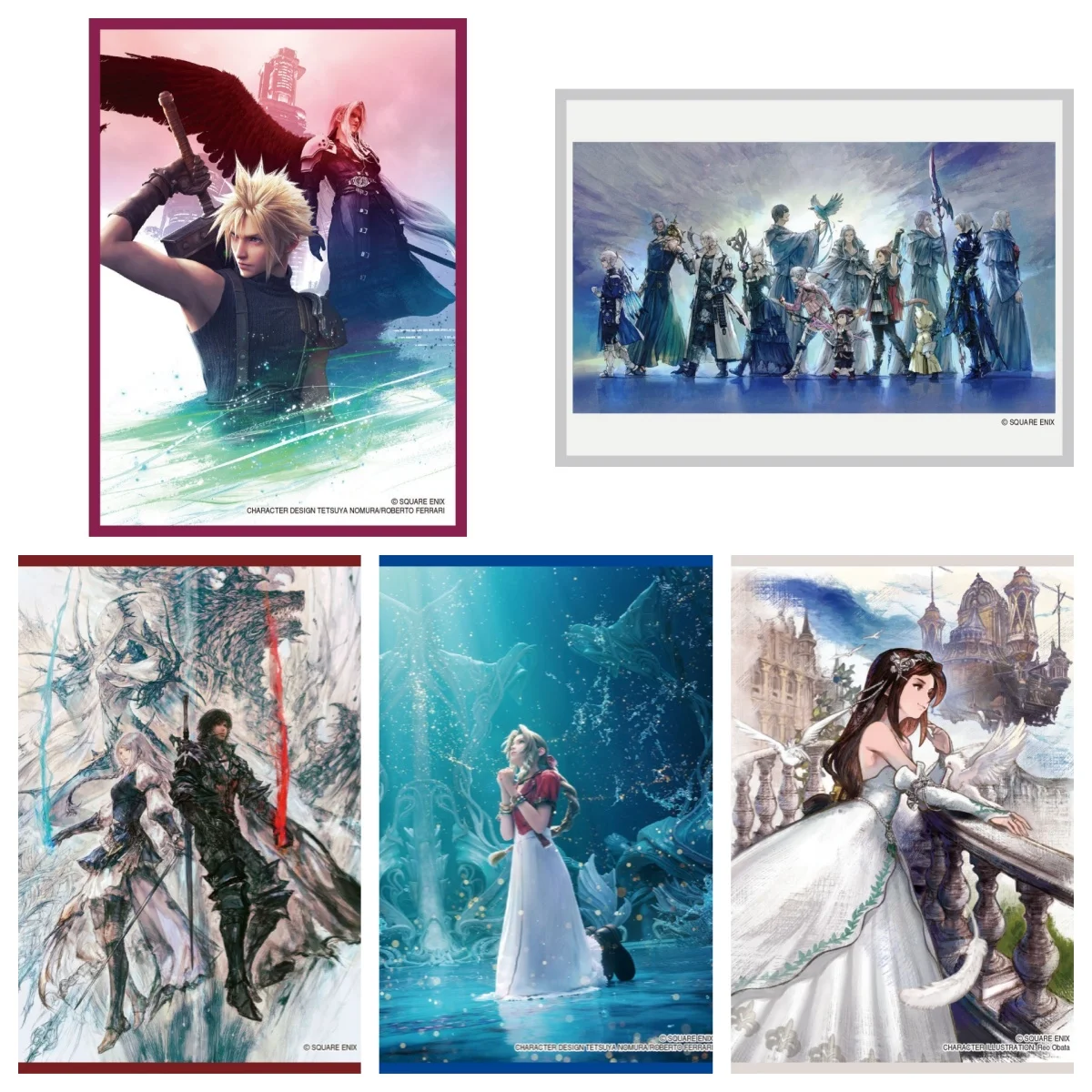 Anime Final Fantasy IX 15cm Sephiroth Cloud Strife Acrylic Stand Keychains Tabletop Decorations Souvenir Gifts For Friend