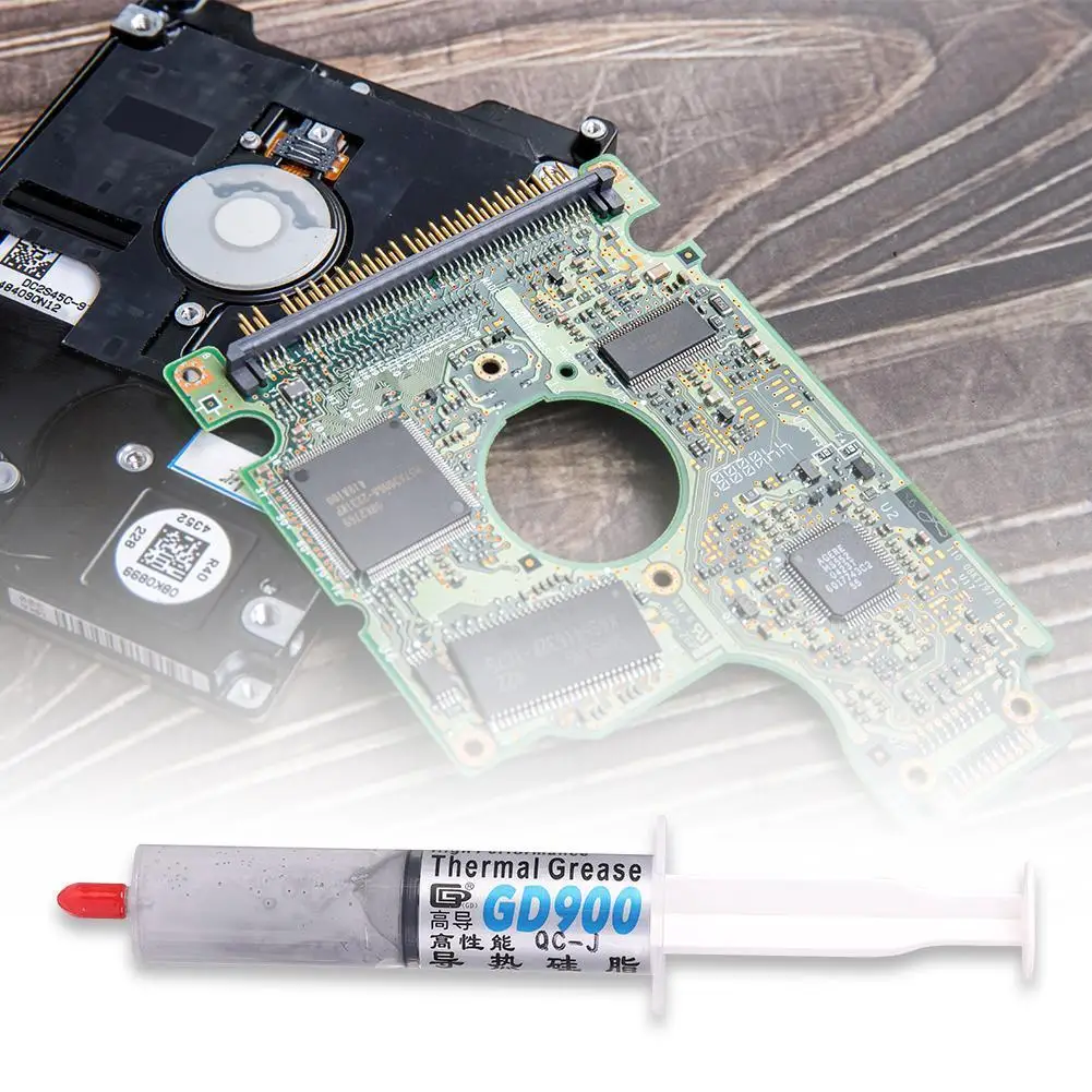 GD900 Silicone Thermal Paste Net Weight 30 Grams Heat Sink Compound Heat-dissipating Silicone Paste for Computer CPU