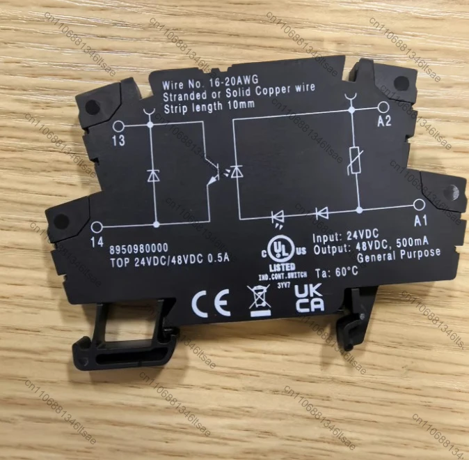 Accessories 1pcs electric coupling relay, model 8950980000, 24vdc/48vdc, 0.5a