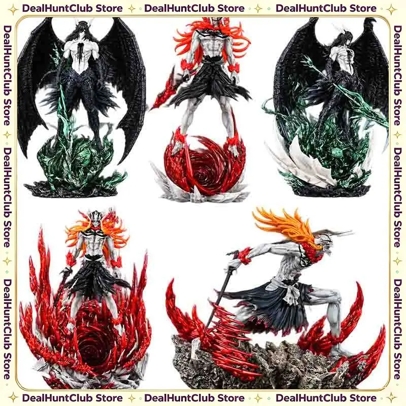 Heiße Anime Bleach Kurosaki Ichigo Ulquiorra Cifer Figur PVC Sammlerstück Modellstatue Schreibtischdekoration Geburtstagsgeschenk Spielzeug