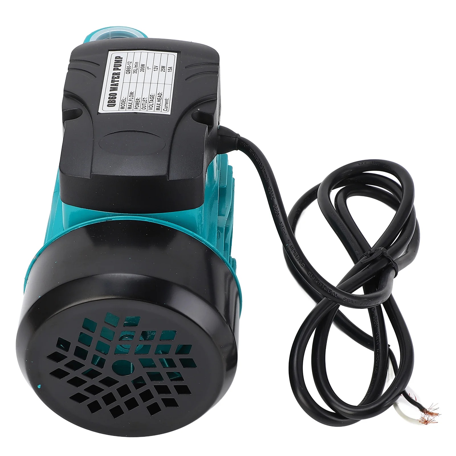 12V/24V Solar DC Vortex Pump 200W 3200RPM 35LPM Large Flow 25m High Lift Vortex Self Priming Pump