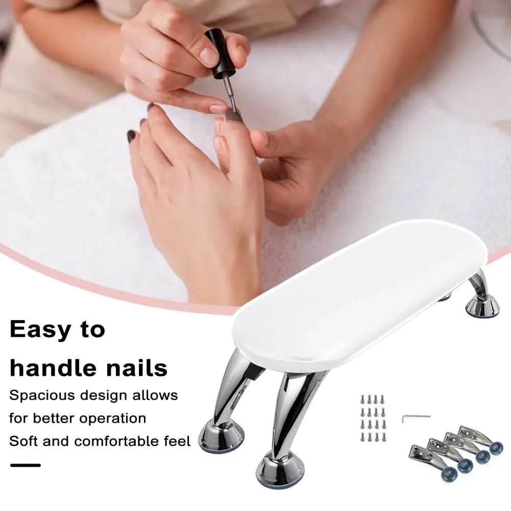 

Nail Technician Hand Pillow Portable Foldable Anti-slip Manicure Hand Pillow Comfortable Nail Art Support with 16 for Various