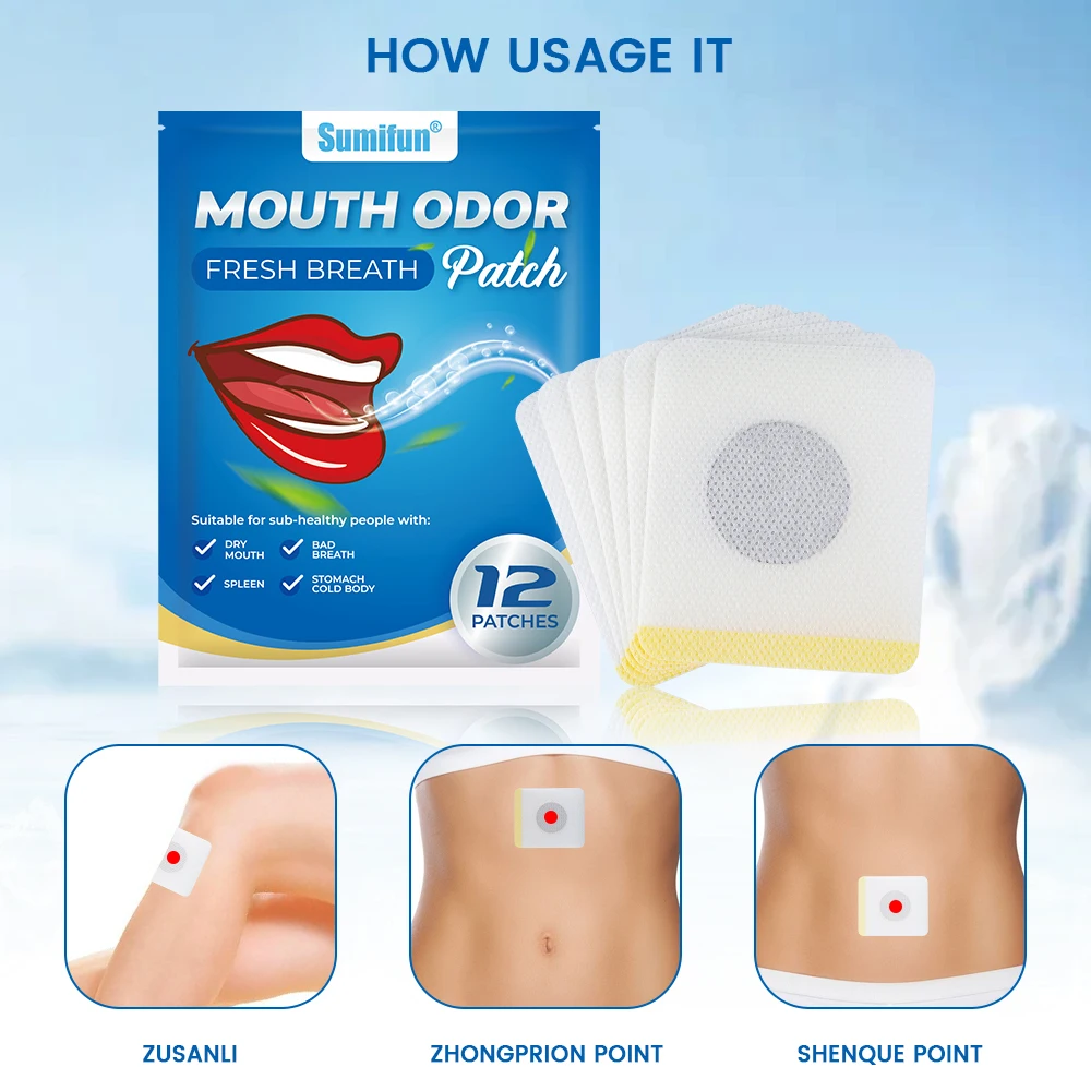 12/24/36Pcs Mouth Breath Freshener Remove Odor Bad Breath Oral Ulcer Removal