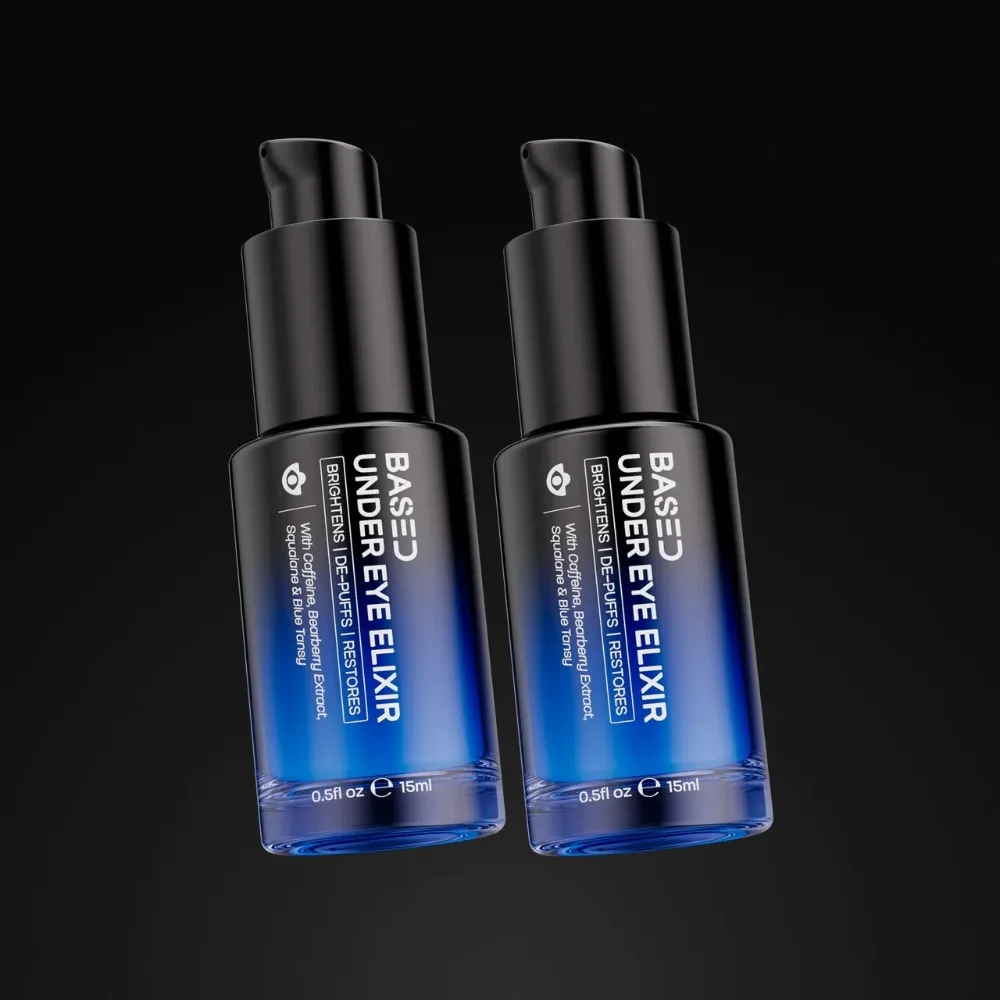 15ml Male Based Under Eye Elixir Eye Serum Lightweight Smooth Eye Care Essence Original Lighten Dark Circles Brighten Skin Tone