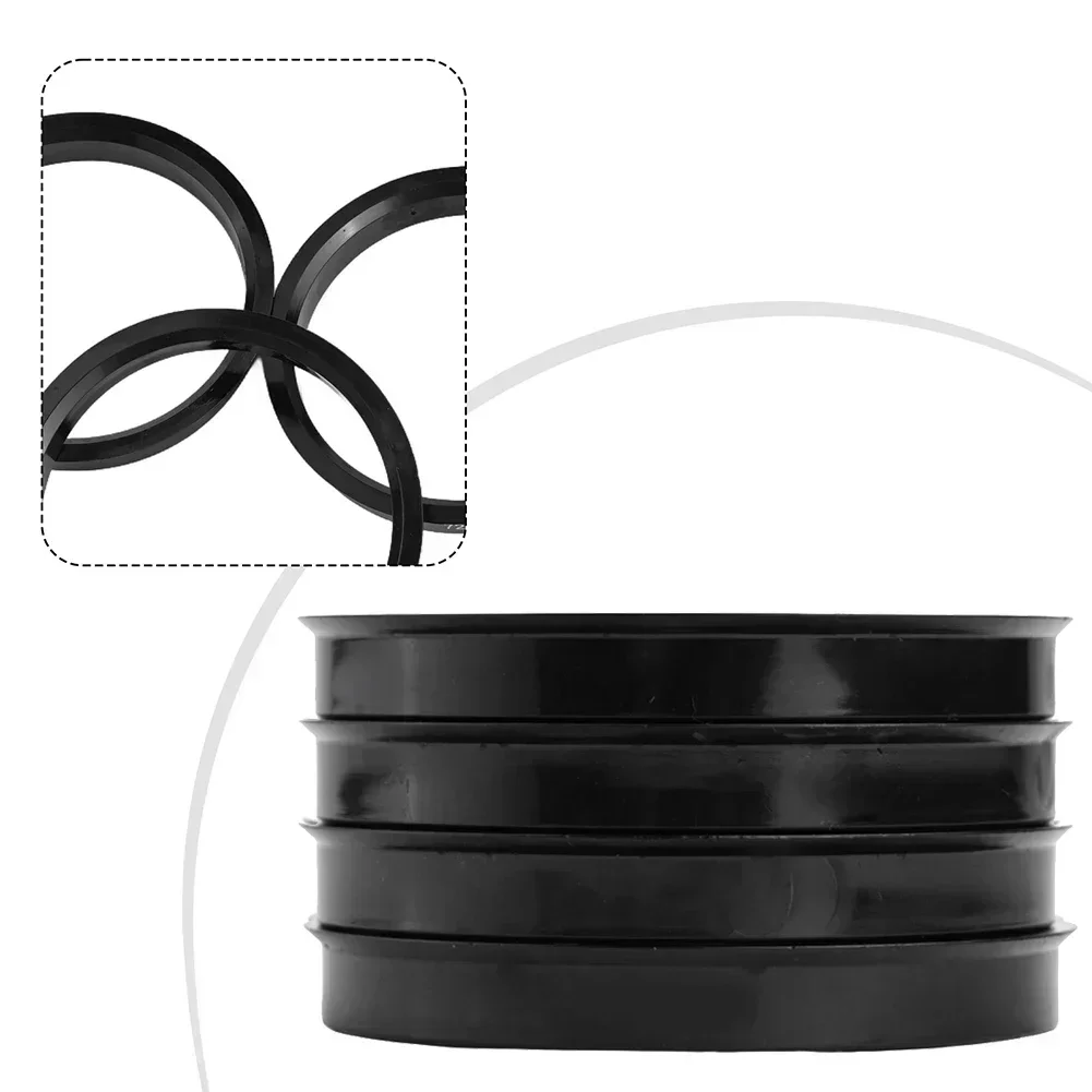 4Pcs Hub Centering Rings 72.6-65.1 For BMW For T5 T28 Wheel Bore Center Spacer ABS Automobiles Tire Accessories view 4