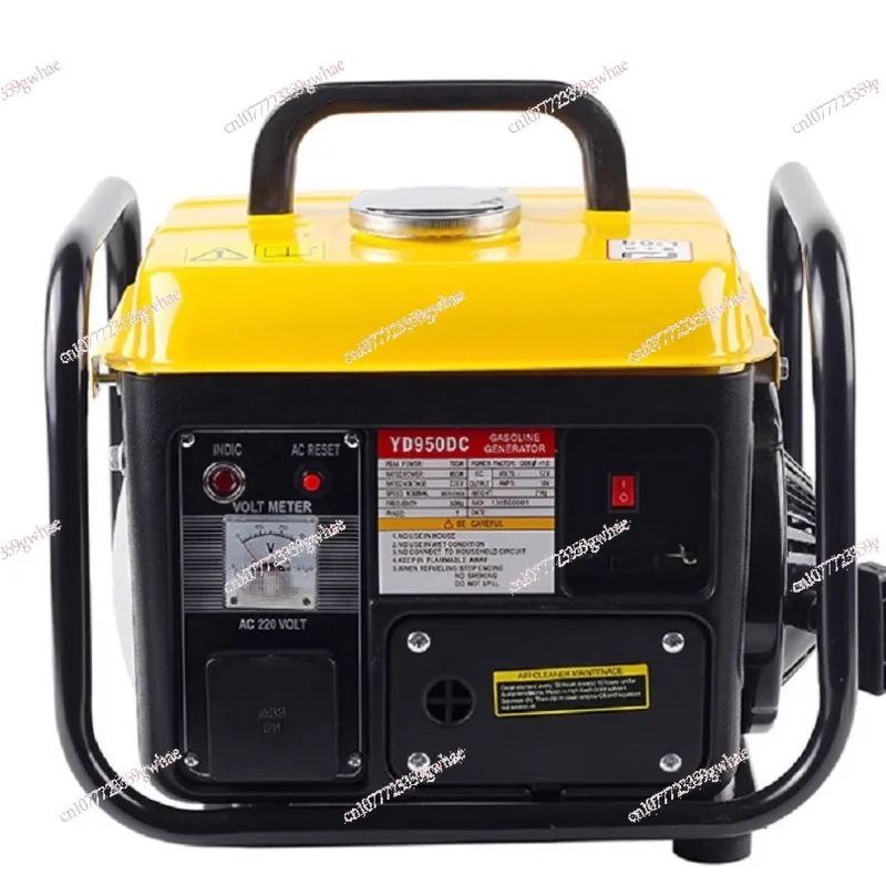 Two-stroke 800W portable small gasoline generator single-phase 220V quiet outdoor portable camping