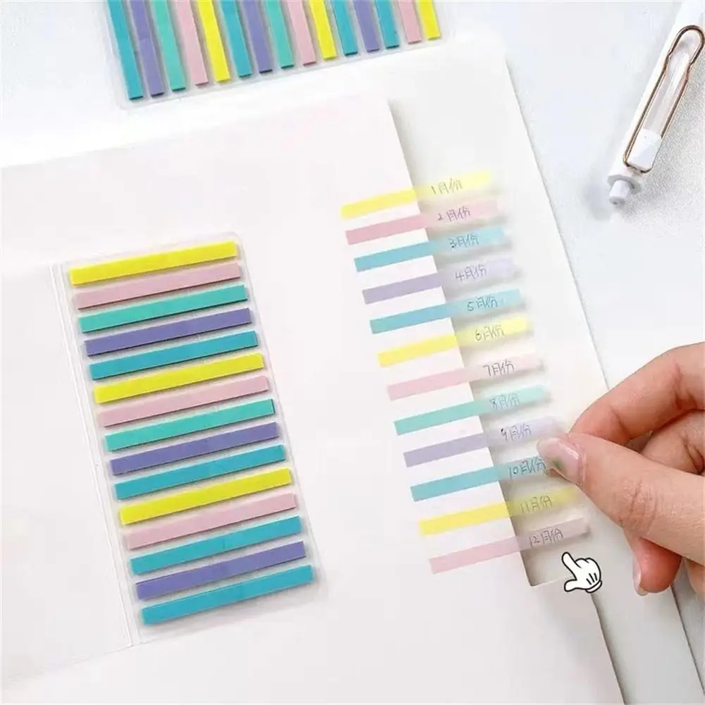 Stationery Reading Aid Student Page Marker Fluorescent Stickers Index Index Tabs Flags Sticky Notes Reading Highlight Sticker