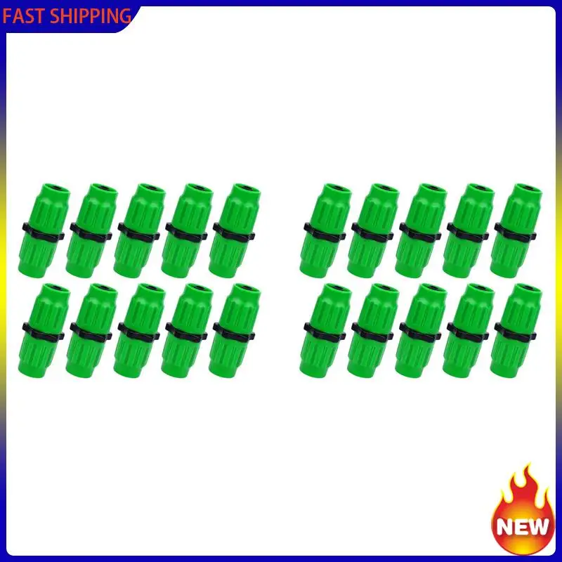 Kit Perbaikan Selang Taman Khusus Yang Dapat Diperluas, Selang Saku Konektor Jantan Betina Selang Saluran Ganda 20 Buah untuk Hos Taman 3/4In 5/8In