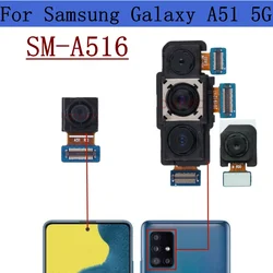 Rear Front Camera For Samsung Galaxy A51 5G A516F A516V A516N Backside Back Facing Wide Camera Module Replacement Parts