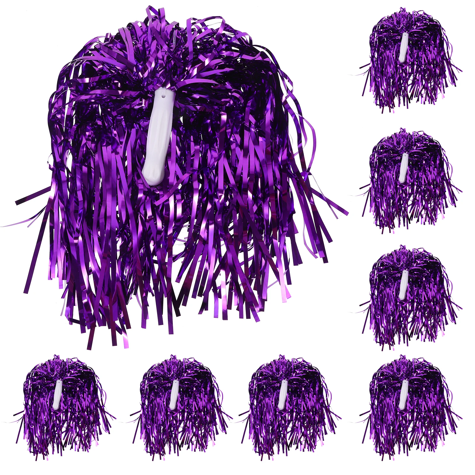 

10 Pcs/5 Cheerleading Bouquet Pom Poms Red Pomscheerleading Hand Holding Ball Supplies Pompoms