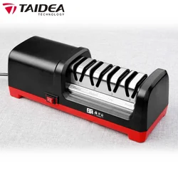 TAIDEA TG2102 Professional Electric Knife Sharpener EU PLUG Grit 360/600# and Polishing Sharpening stone GrindStone Power18W