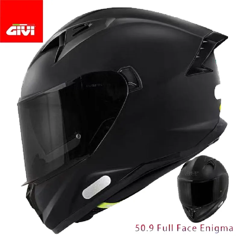 Italy Original GIVI Motorcycle Helmet ECE Appeoved Full Face Double Lens Off-Road Helmet Cascos Para Moto Capacete Casco Moto