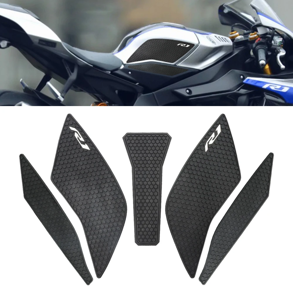 For Yamaha YZF R1 R1M YZFR1 YZF-R1 2015-2021 Motorcycle Accessories Tank Pads Side Anti Slip Sticker Protector