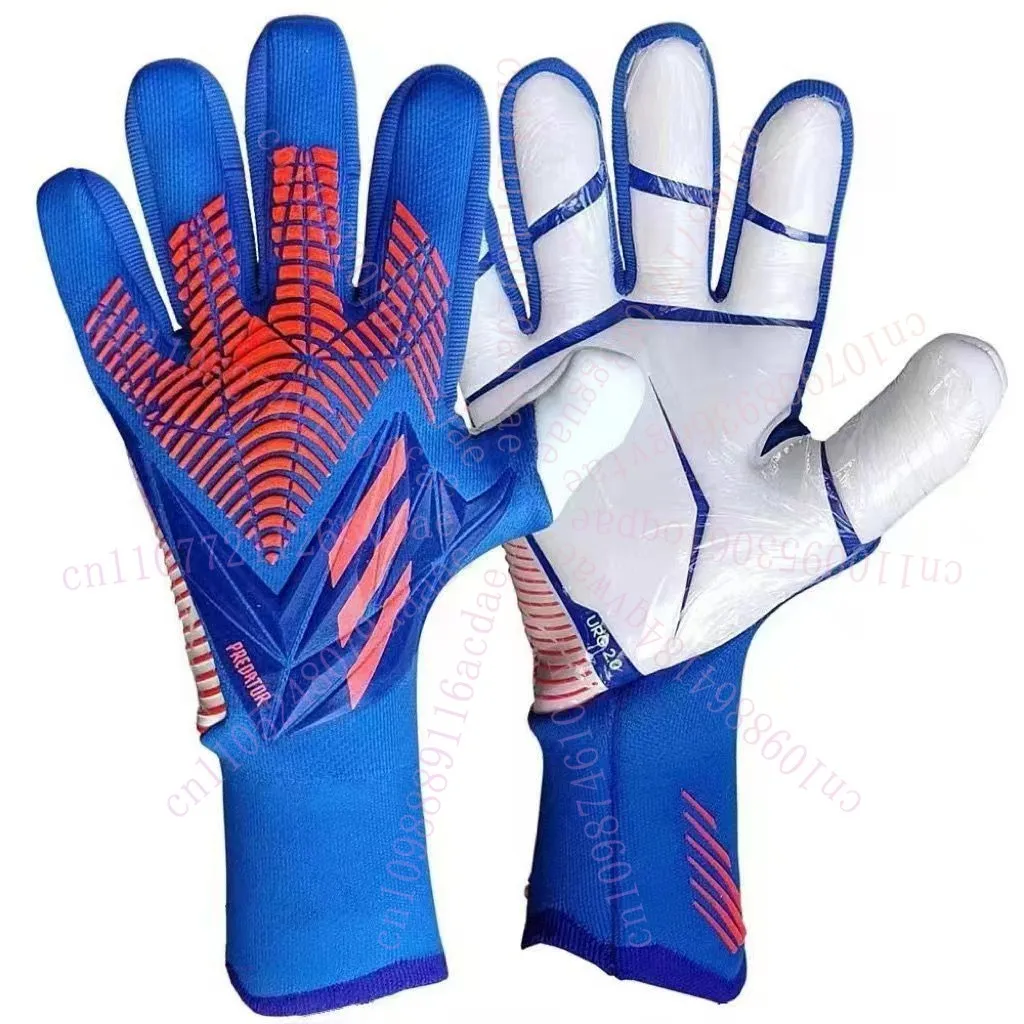 Adults Kids Goalkeeper Gloves Goalie Gloves Thicken Latex Football Soccer Anti-slip Protection Soccer Children Goalie Gloves