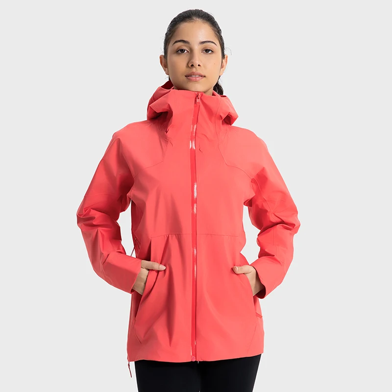 Unisex Hooded Half Zippered Jacket, Waterproof and Windproof Outdoor Leisure Running Fitness Sports Jacket