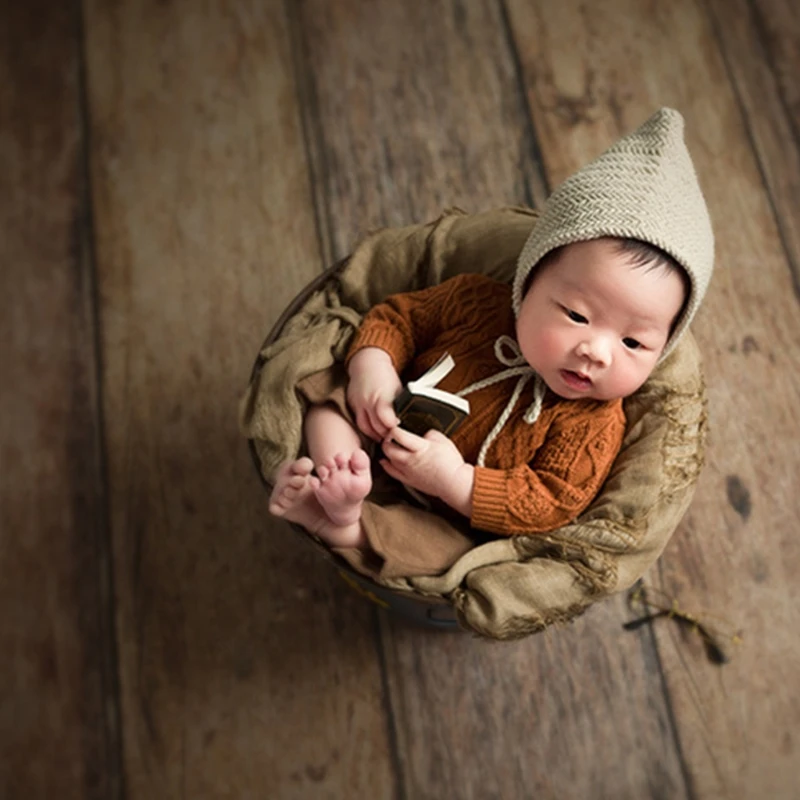 4 Pcs Retro Mini Books Newborn Photography Props Decorations Infant Photo Shooting Assisted Baby Accessories