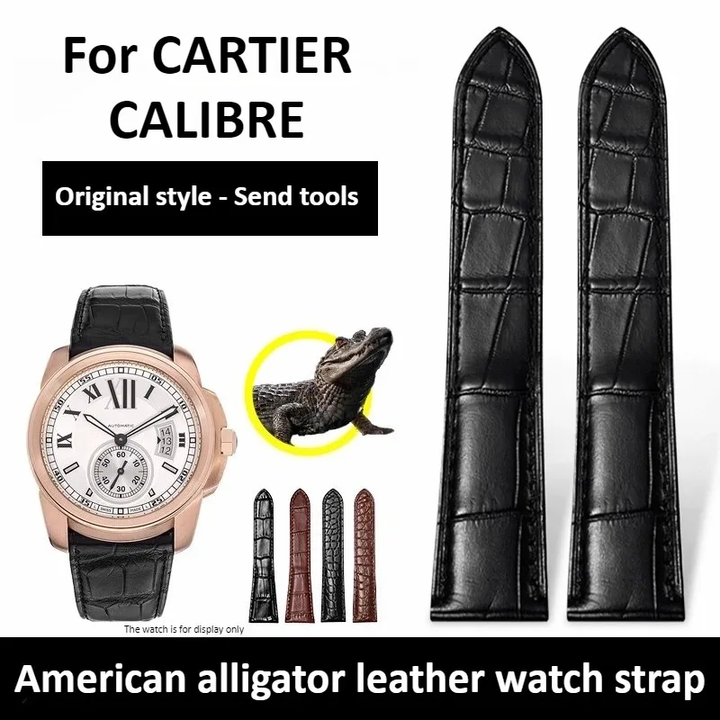 cinturino-per-orologio-in-pelle-di-alligatore-americano-per-cartier-calibre-w7100037-w7100041-tank-ronde-solo-cinturino-in-vera-pelle-da-uomo-23mm