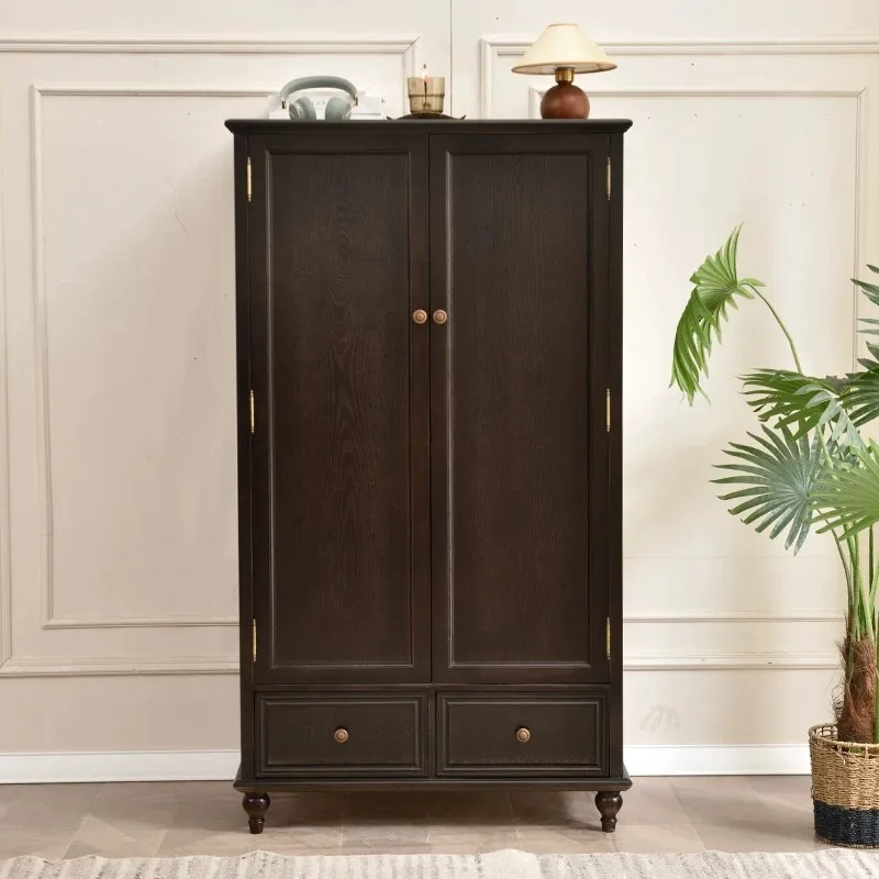 Design Vintage Closet Wardrobes Underwear Drawers Lounges Bedroom Wardrobes Wooden Living Room Armario Para Ropa Home Furniture
