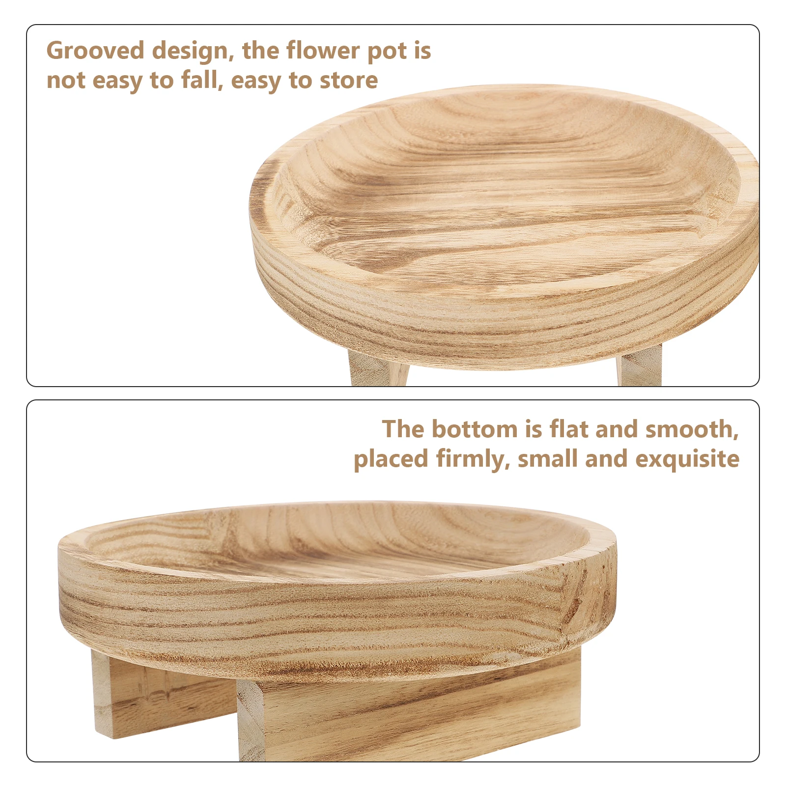 

Indoor Plant Flower Pot Display Stand Flowerpot Storage Rack Desk Garden Stands for Brown Planter Holder Pots