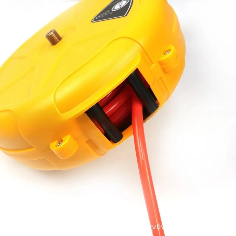 Suitable for mini air drum PU tube air drum automatic telescopic reel self-locking recycling yellow manufacturer supplywholesale