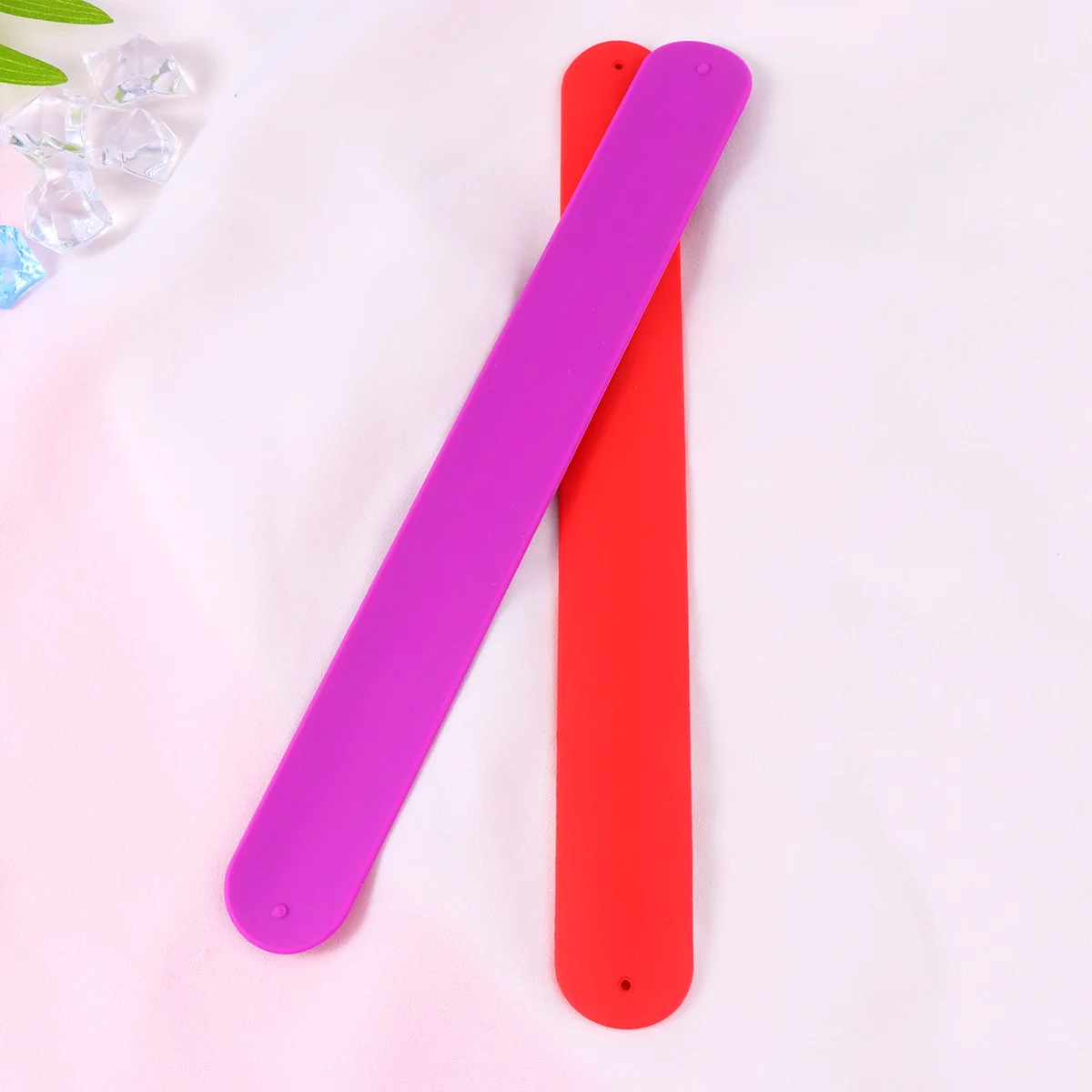 

10Pcs Silicone Bracelet and Ring Set Stretchable Slap Wristband for Children Fashionable Party Favors Pinata Fillers Game Prizes