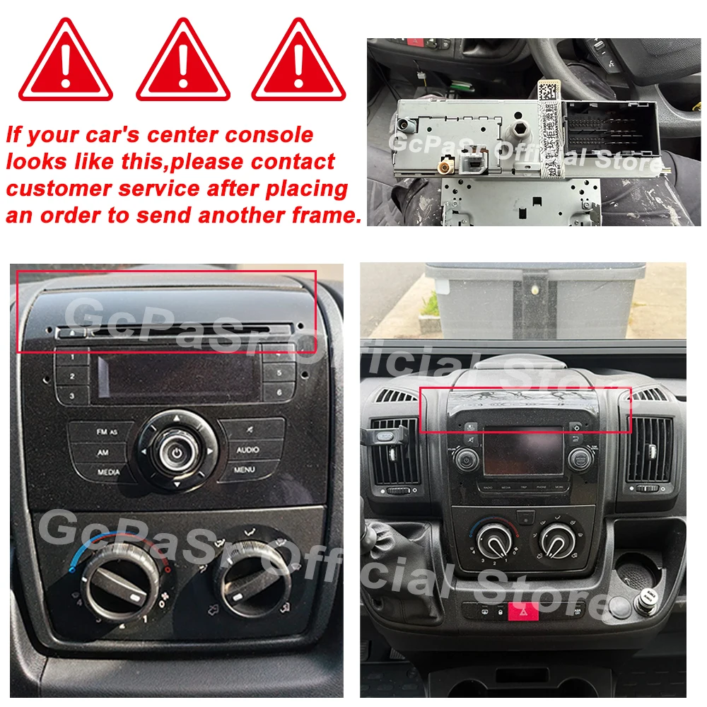 9.7' With Buttons Android 16 For Citroen Jumper/Relay Peugeot Boxer Fiat Ducato 2006-2022 Type Car Radio Video Player DVD