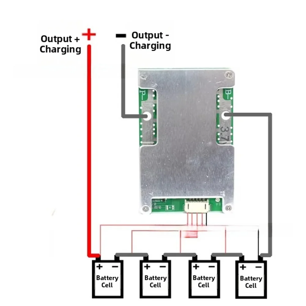 4 Series 100A Protection Board For 12V Battery Pack With Overcharge Short Circuit Safety PCB Module