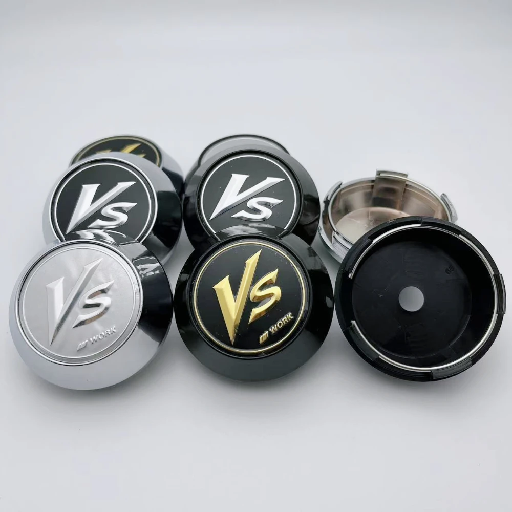 

4pcs/Set Car Center Wheel Caps Hubcaps for Replce 60mm 64mm 65mm 68mm 69mm Auto Rims Dust Cover VS W Work Emblem Car Accessories