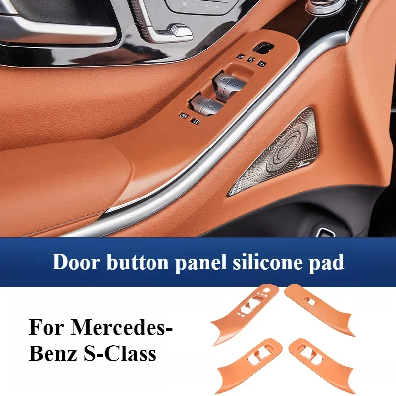 

Для Mercedes-Benz S-Class S400/S450L S480 дверной подъемник, оконная панель, силиконовая накладка Maybach, автомобильные принадлежности, аксессуары Para, комплект кузова