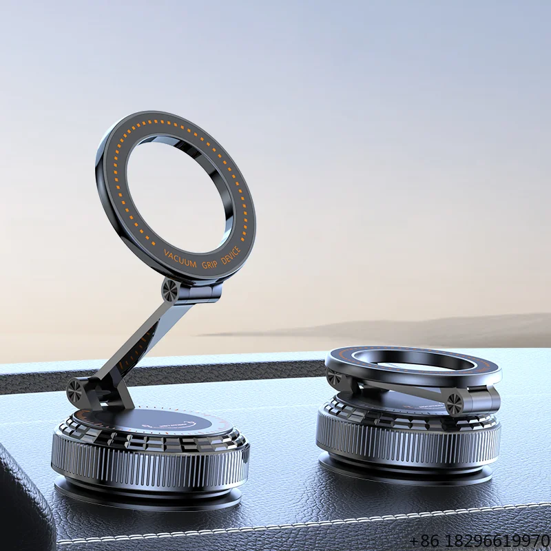 Dashboard Alloy Material 1-Year Warranty New Upgraded Universal Flexible Alloy Car & Desk Phone Holder 360 Adjustable Vacuum