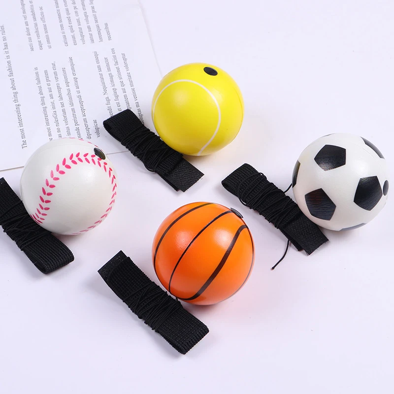 Bola hinchable de muñeca para niños y adultos, juguete creativo y divertido para lanzar la mano, pelota de entrenamiento para deportes al aire libre, regalo