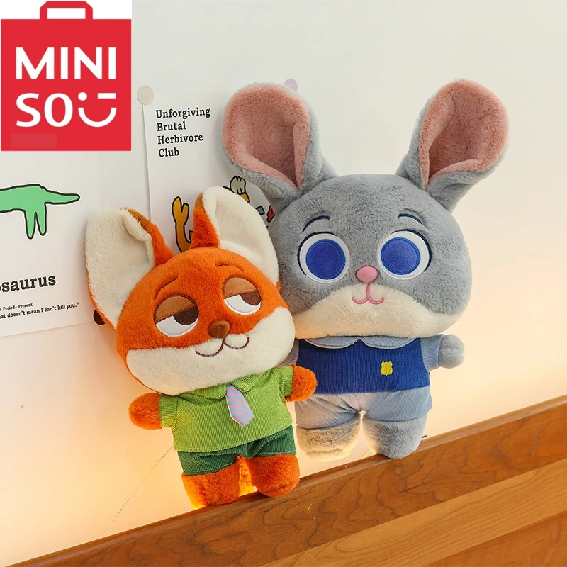 Zootopia Animale Peluche Judy Hopps Fox Nick Wilde Bambola Zootropolis Personaggio Peluche Regalo per Bambini Appassionati di Film