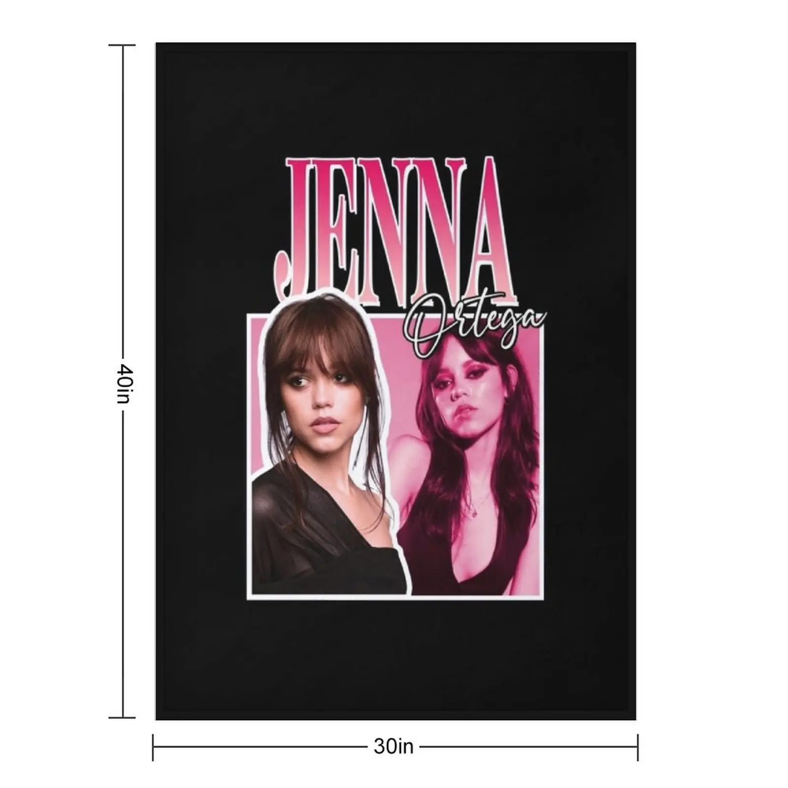 Jenna Ortega Throw Blanket Baby funny gift Bed Hair Beach Giant Sofa Blankets